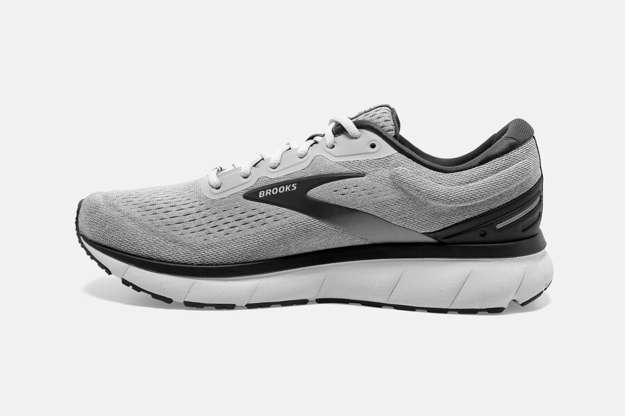 Brooks Trace Road Running Shoes Mens Grey 571498-UHT